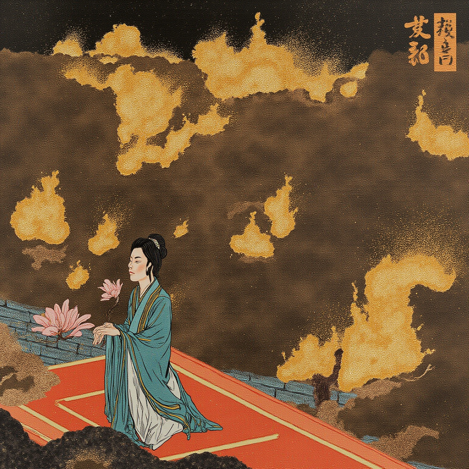He woke. The pine wind had not stirred, and he was again the monk of twenty summers.