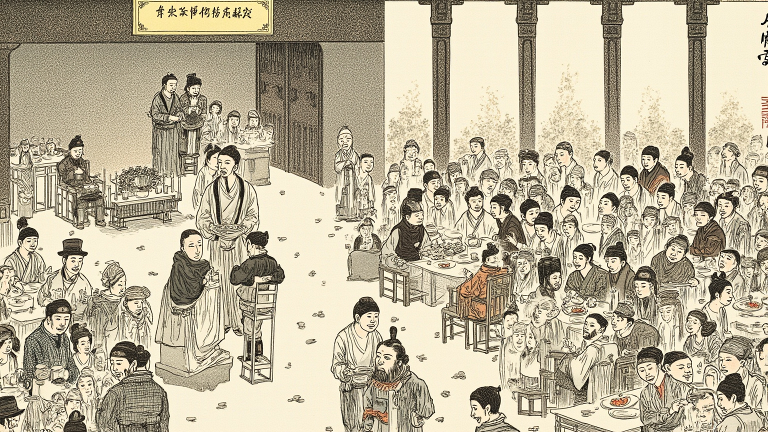 京城里没有政务，堂会、戏园、会馆才是真衙门；呈文与觐见，不过是散戏前的尾声。