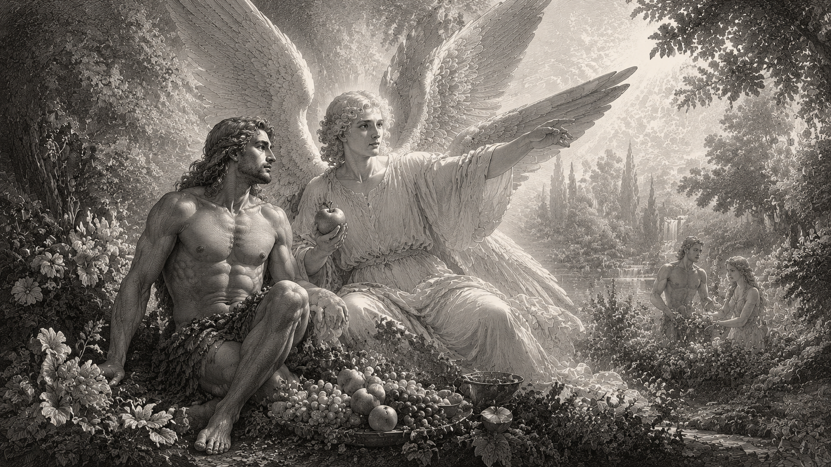 Thus while he spake, each passion dimm'd his face Thrice chang'd with pale, ire, envie and despair, Which marrd his borrow'd visage, and betraid Him counterfet, if any eye beheld.