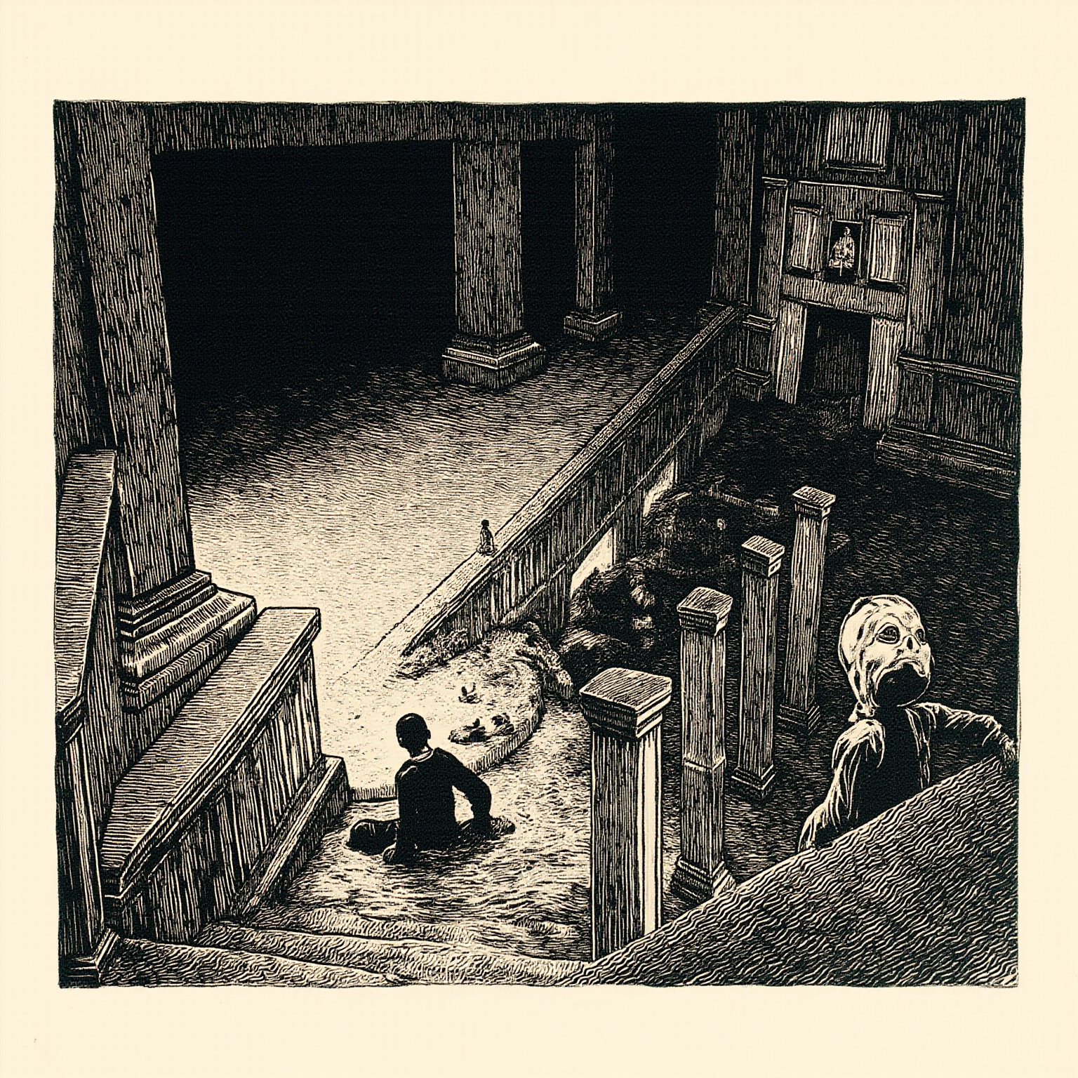 He had heard A MAN'S VOICE in the dressing-room, saying, in a curiously masterful tone: "Christine, you must love me!"