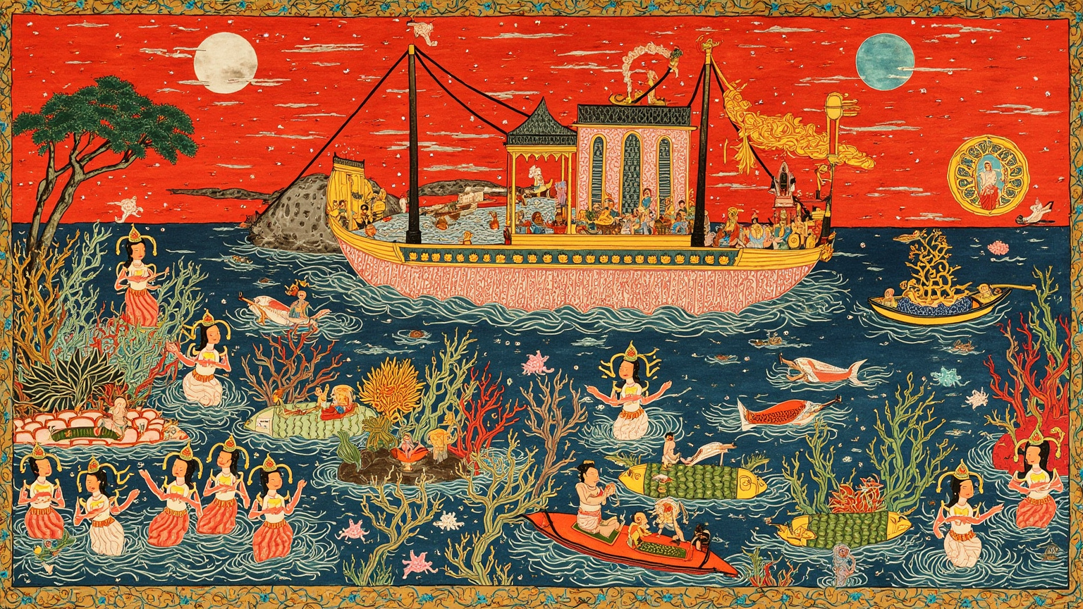 海妖把沉船吃成了自己的宫殿，而那钥匙，只在笛音里。