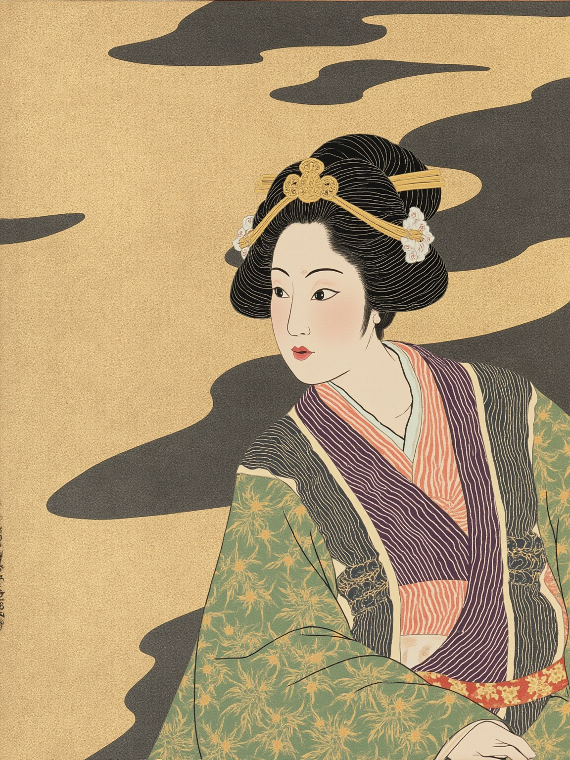 I said I supposed she never ate anything but Buddha's holy leavings, and said it was an edifying diet.