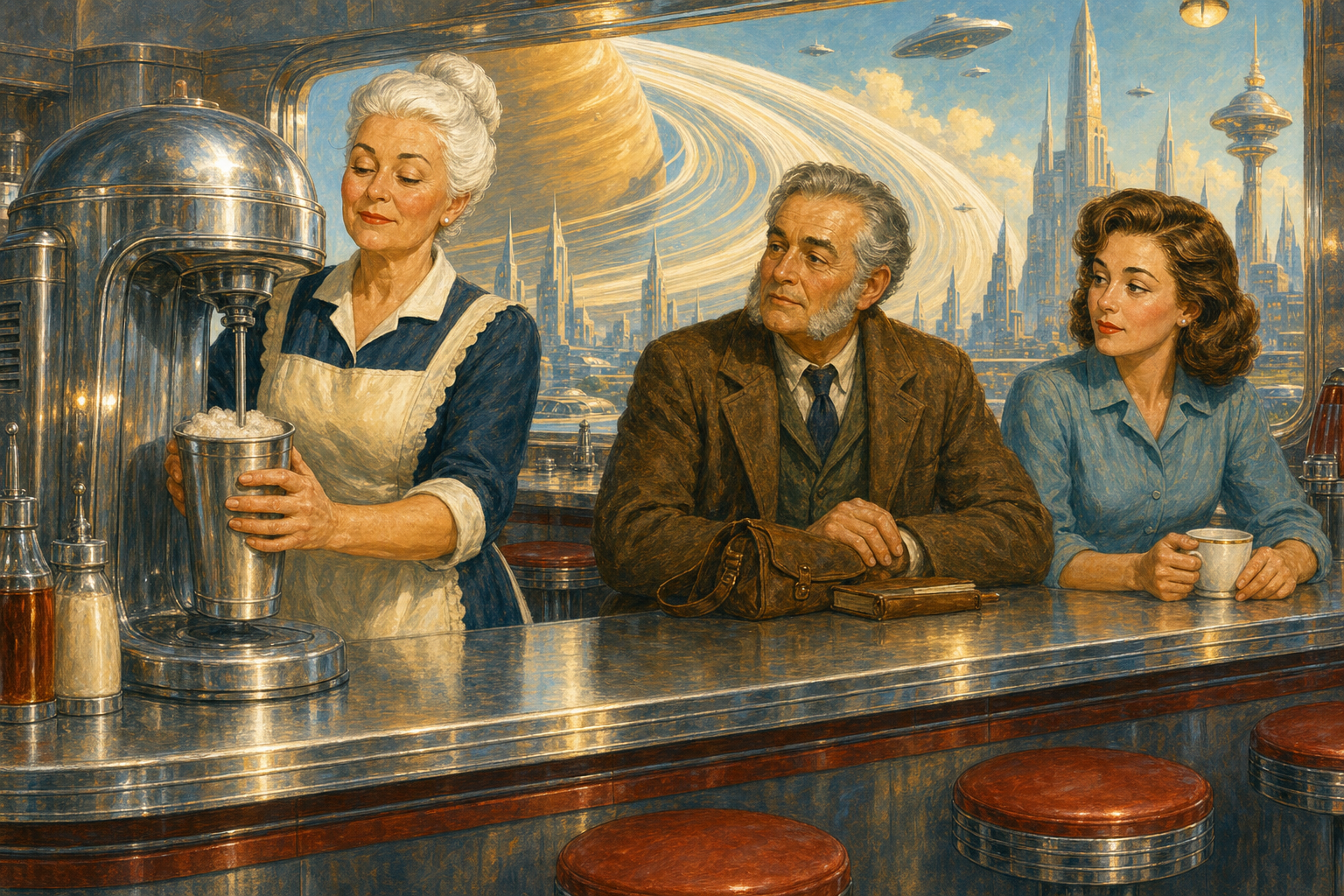 Milkshake in the Saturn light