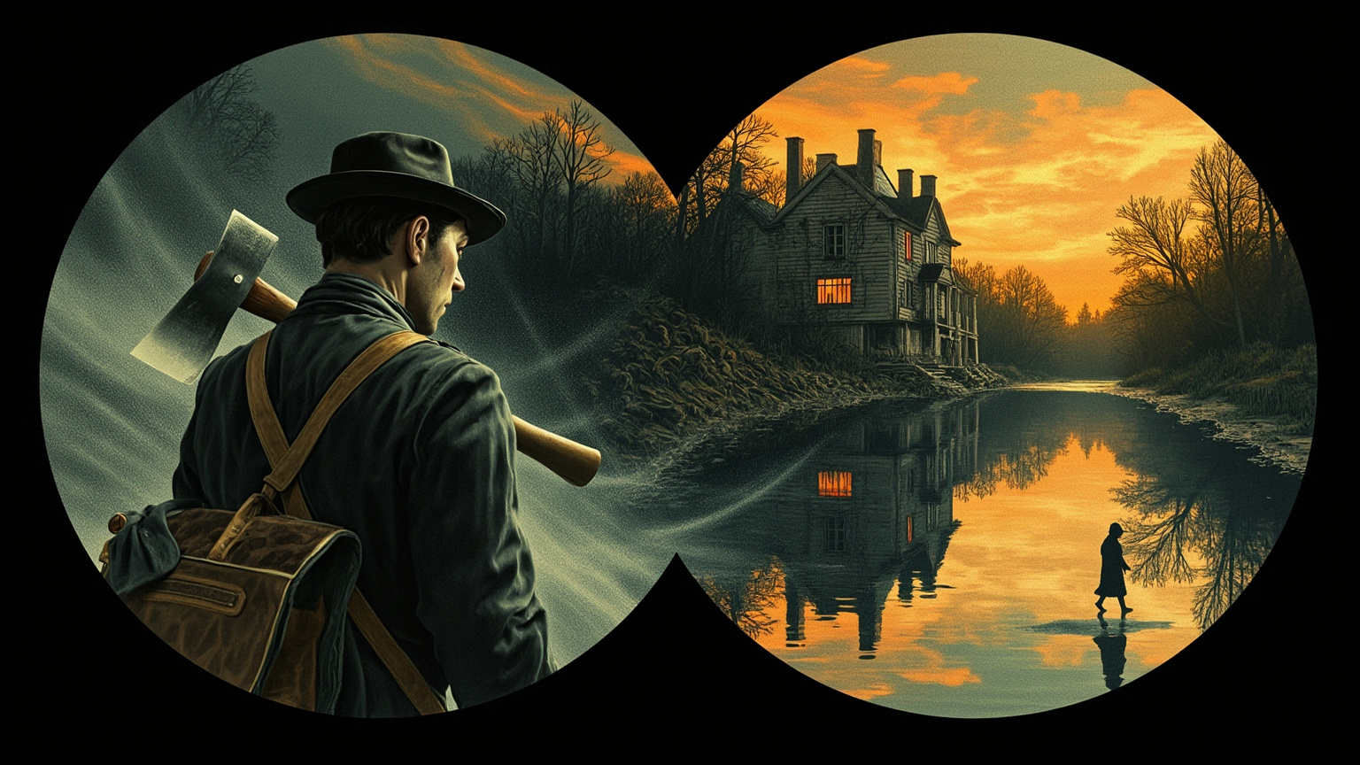 Suddenly there shot along the path a wild light, and I turned to see whence a gleam so unusual could have issued; for the vast house and its shadows were alone behind me.