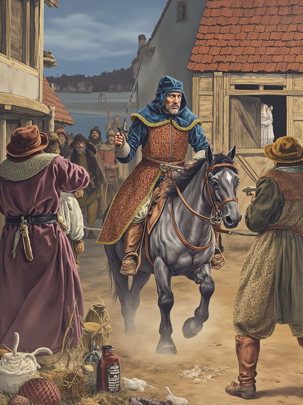 The Wild Boar of the Ardennes... a terrible and ferocious ruffian, who would scruple at no act of cruelty or treachery to forward the interests of his patron Duke Charles.