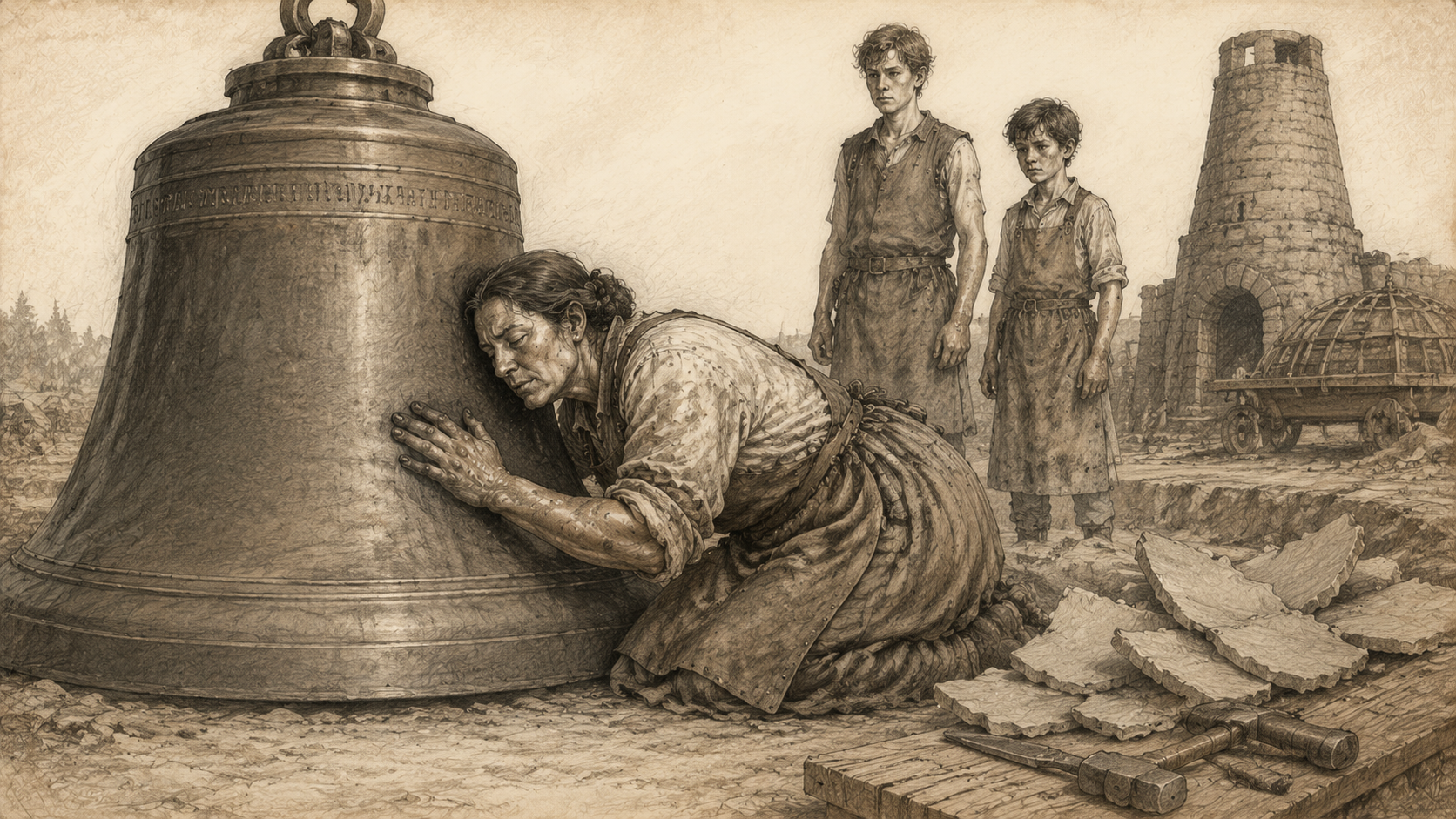 Alma Presses Her Ear to the New Bell