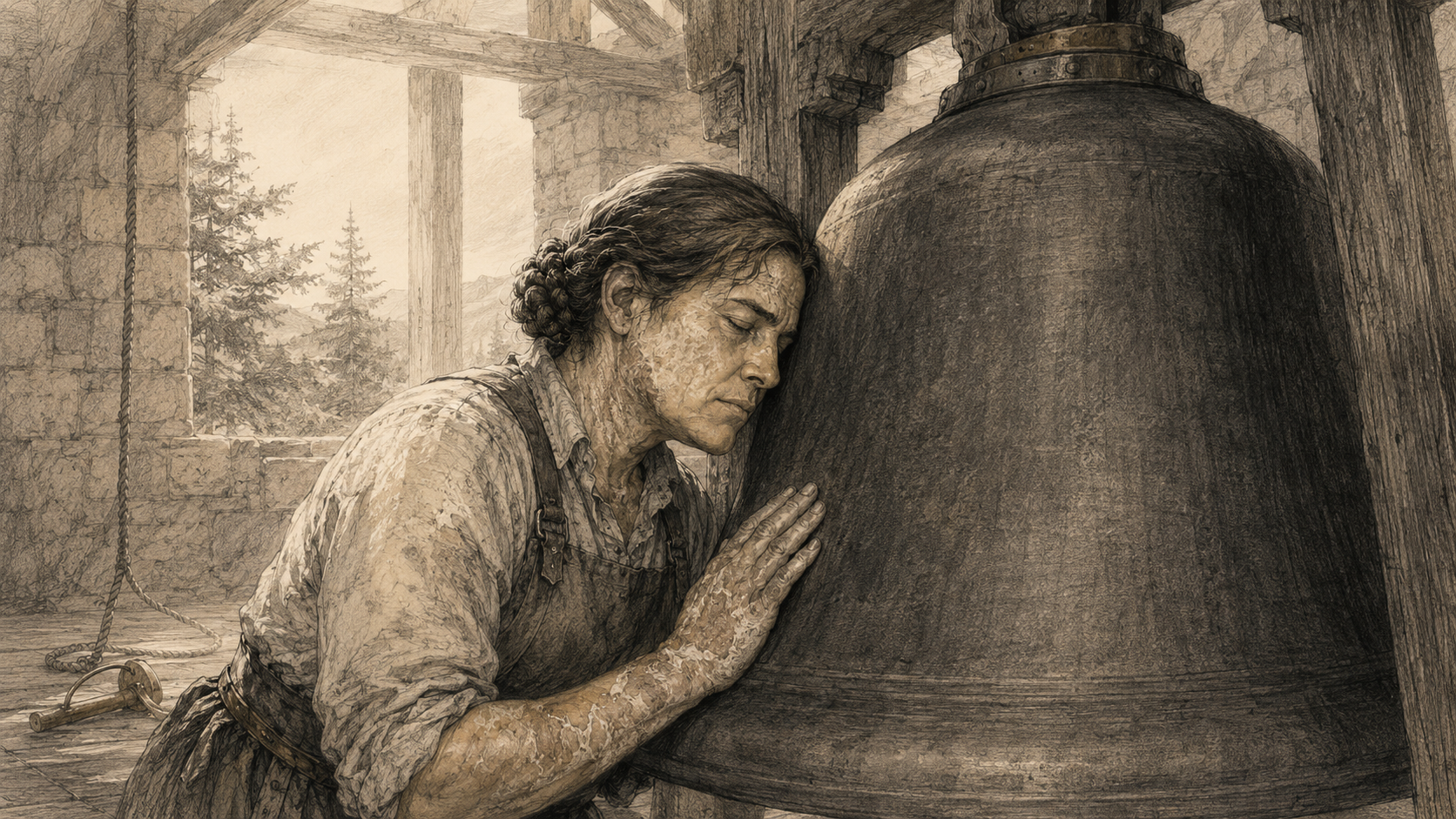 Alma Listens Alone at the Belly of the Bell