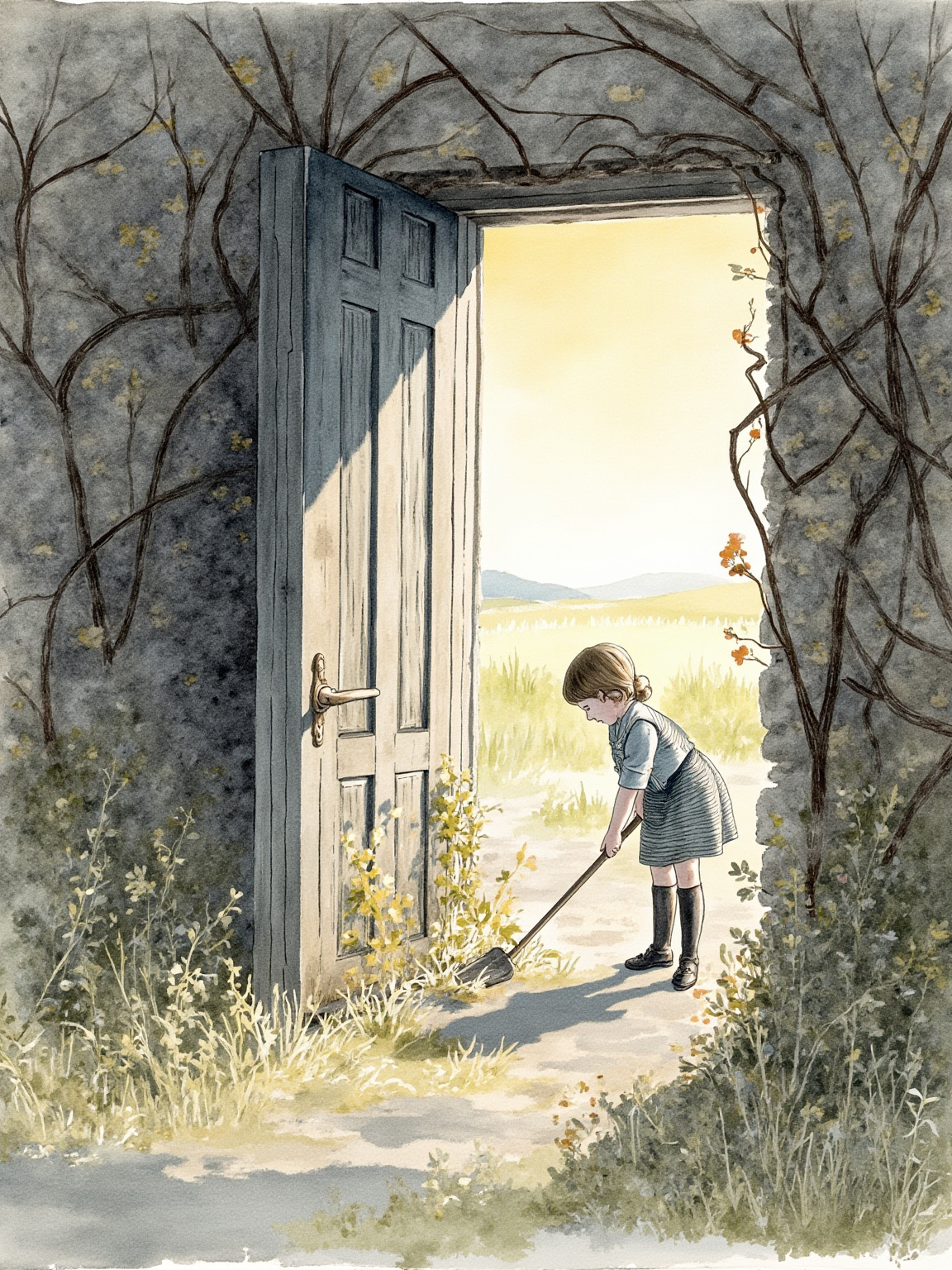 "You ought to show me the door today; but I don't believe you know!"