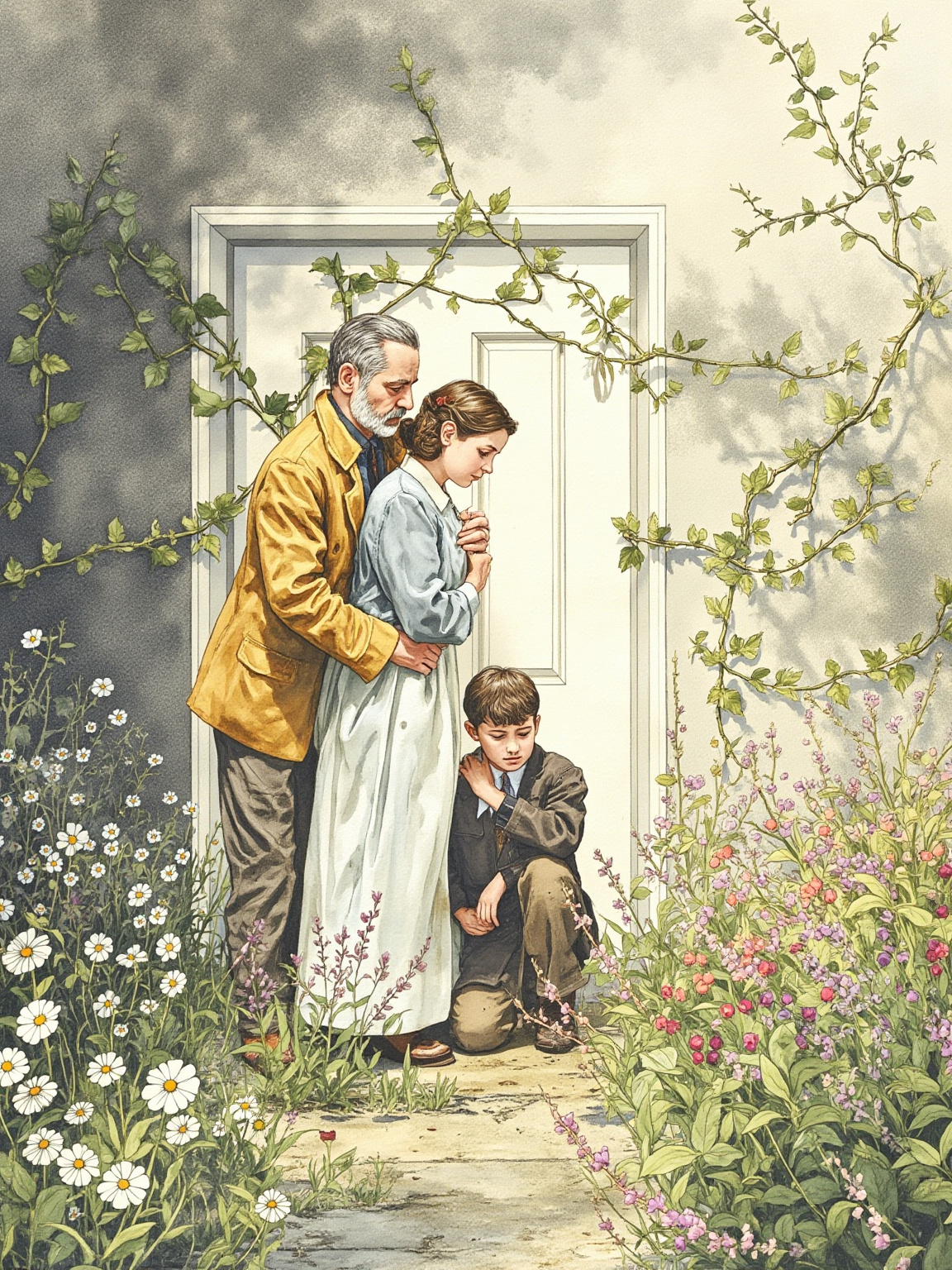 "What do they make of it at th' Manor-him being so well an' cheerful an' never complainin'?"
