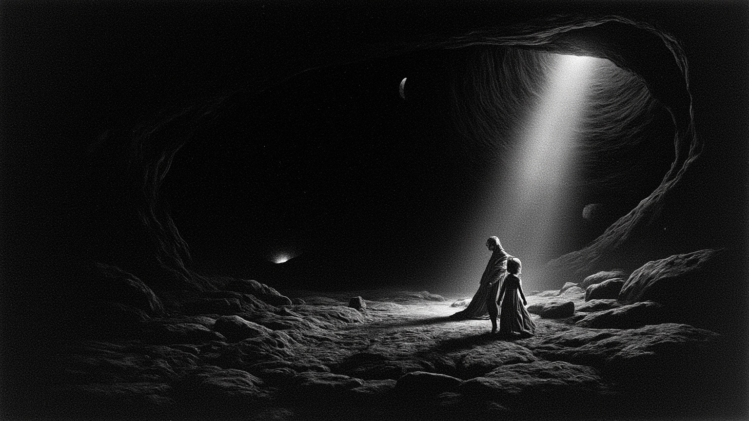 I stared and stared again-he was perfectly right-the torches that were to light our entertainment were human mummies from the caves!
