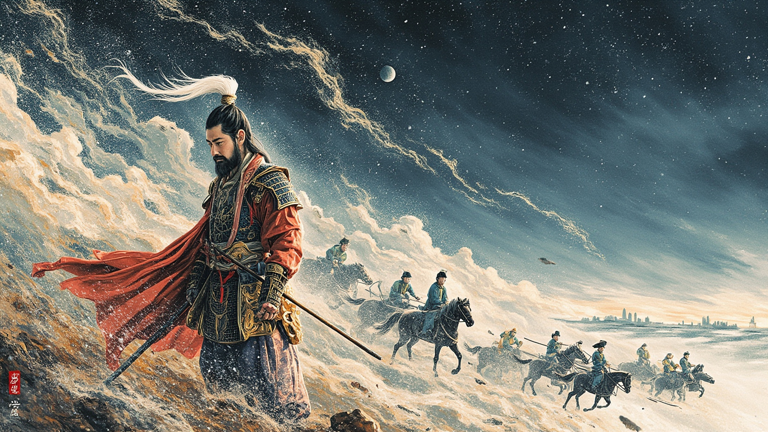 The Yue army pushed on to Zhu Xian Town — only forty-five li from the old capital, only forty-five li from the heart that had been lost.