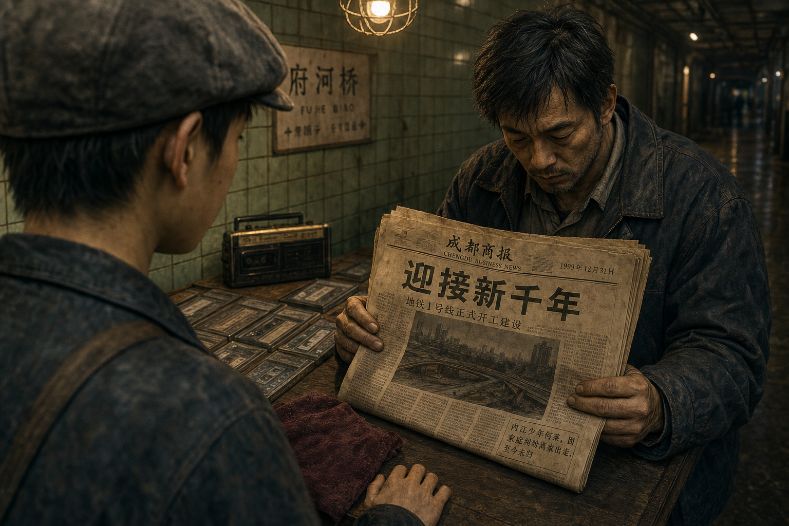 The 1999 newspaper and the missing boy