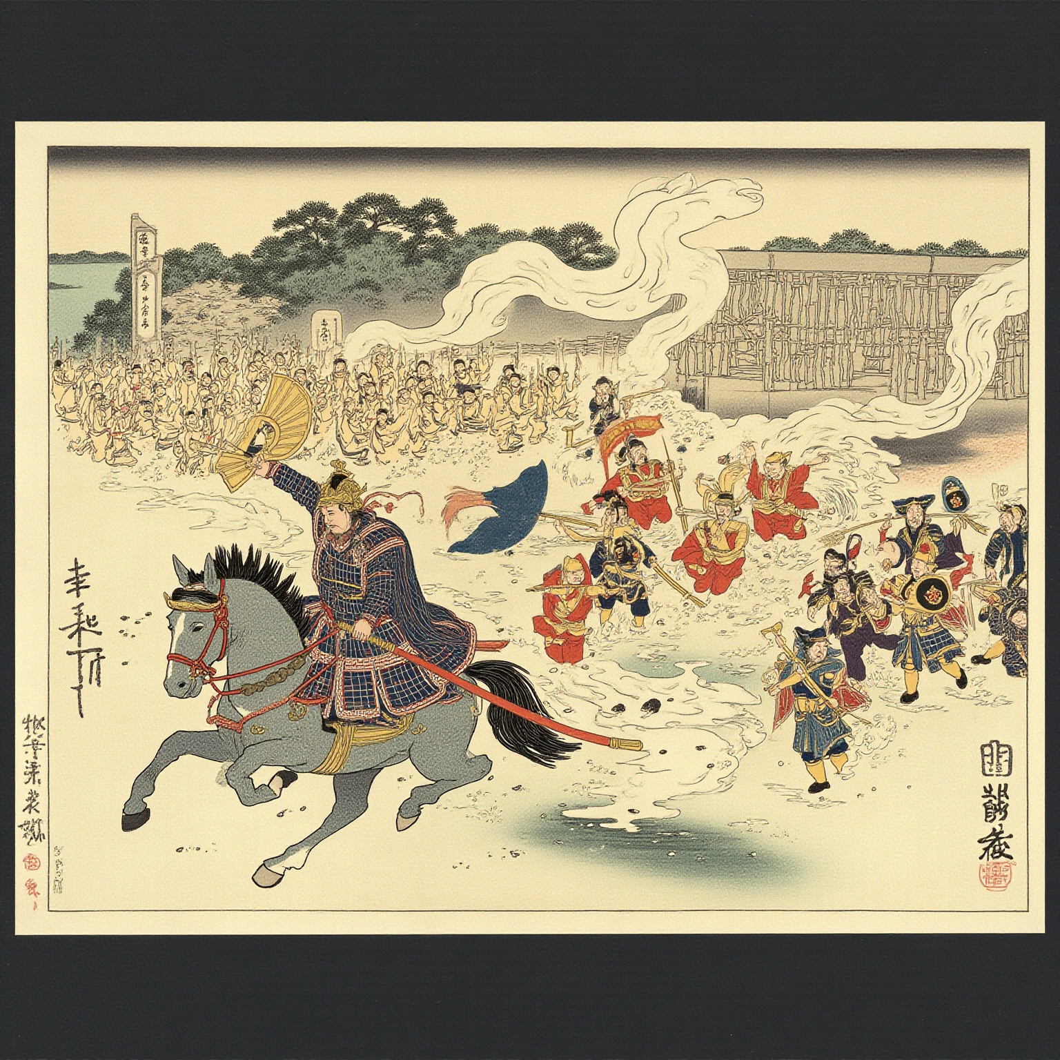 与《平家物语》的对照:《平家物语》以平家一门盛者必衰的无常观收束于'诸行无常',《太平记》则在无常之上,更以儒教大义名分(谁是正统天皇)与佛教因果报应(怨灵反噬)双重框架贯穿,写的是同一乱世观的不同侧面