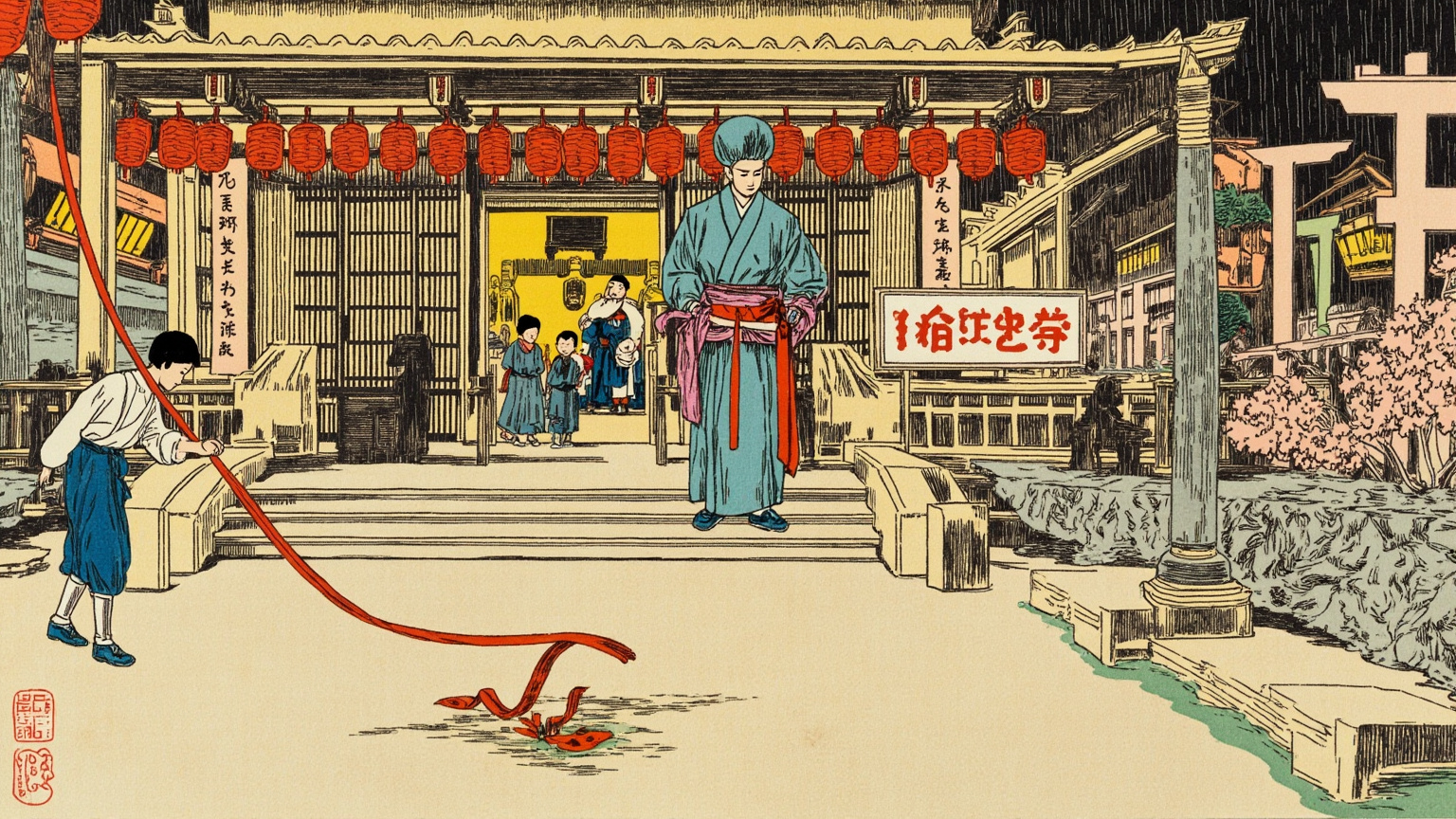 那半步距离，比满街的锣鼓还要喧响。