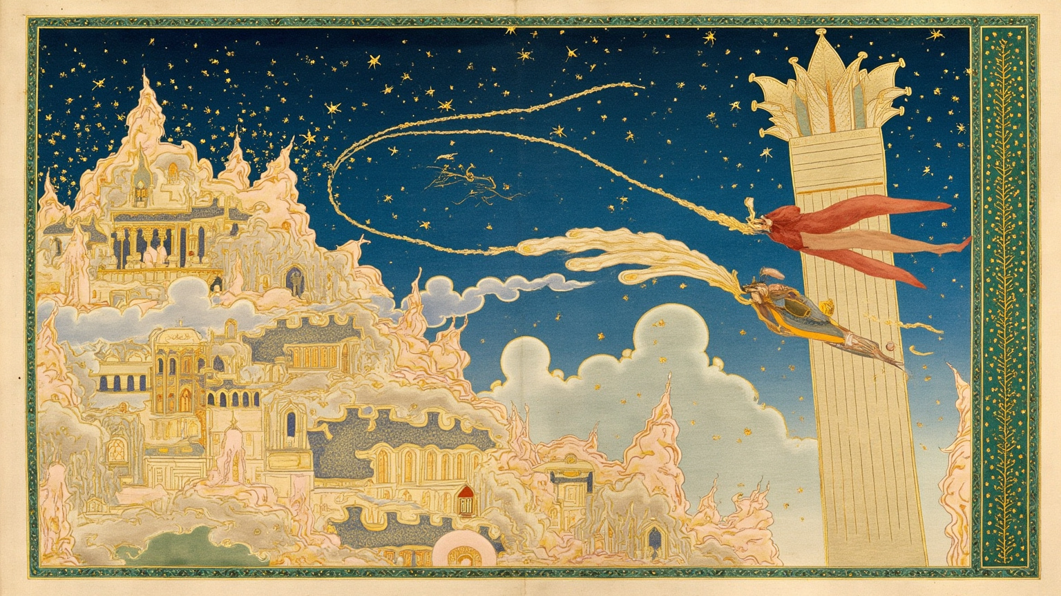 He rode into the mountain of Qāf, where the demons of the old world still kept their thrones.