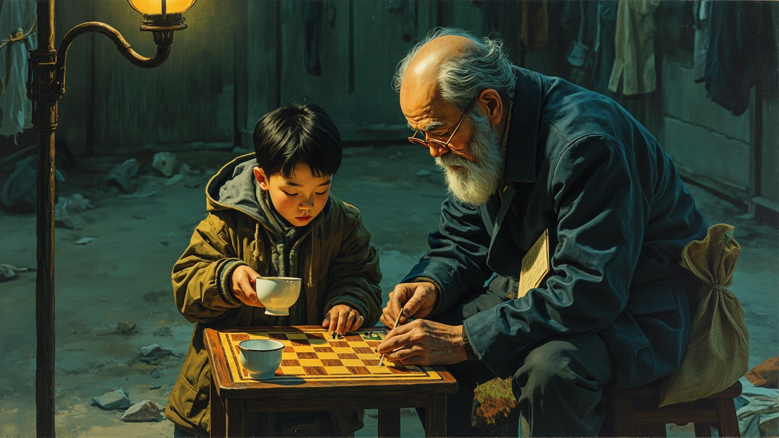 Play for the sake of the game, not for a living. The board is for the spirit, not the stomach.