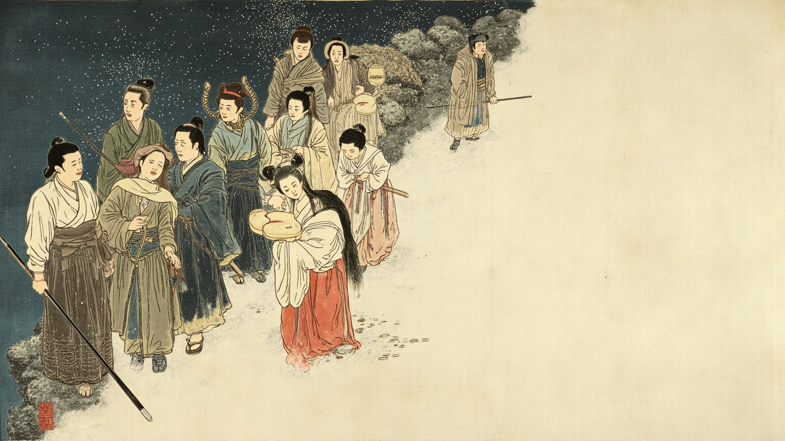 背过脸去的是亲兄长；派出追兵的，是曾效忠的主公。