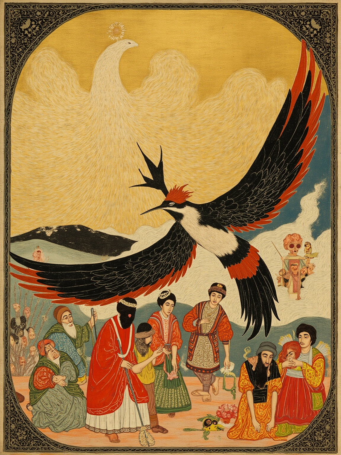 When you have lost even the self you thought was lost, then you shall see the face of the Simorgh at last.