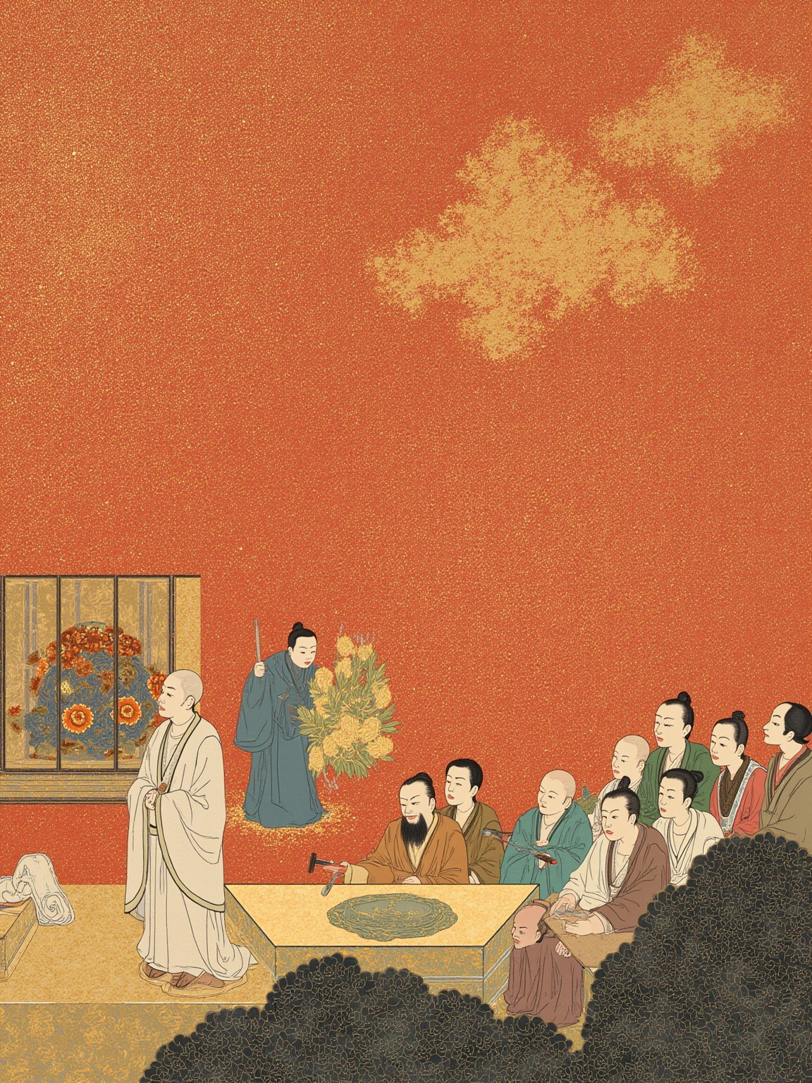 须菩提白佛言：「世尊，善男子、善女人发阿耨多罗三藐三菩提心者，云何应住，云何降伏其心？」