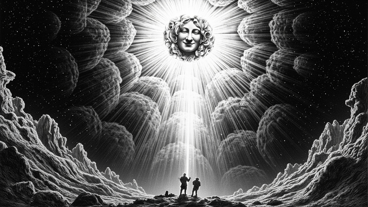 那推动万物者的荣光贯穿整个宇宙，在一处照得更亮，在另一处则黯淡些。