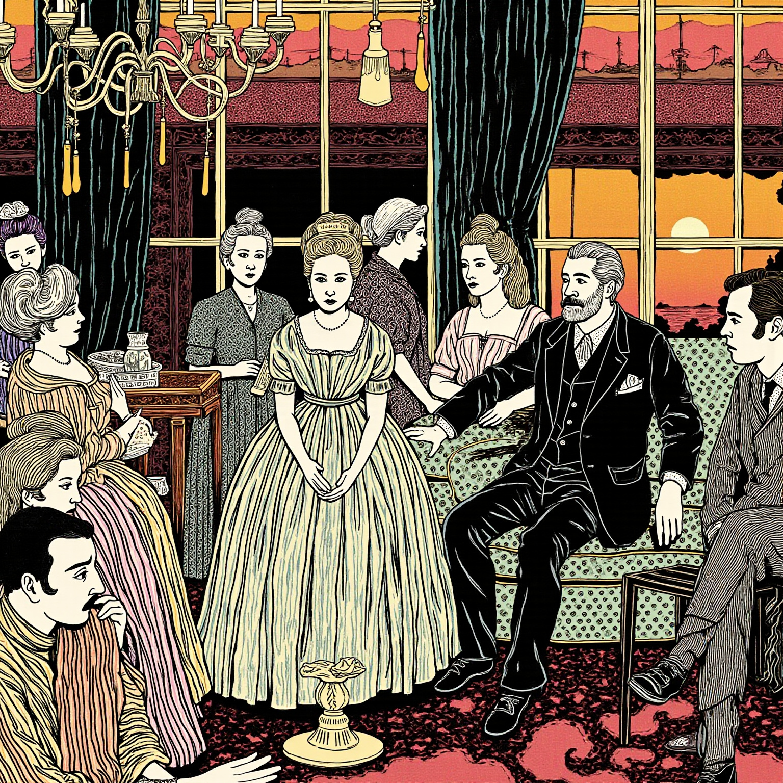 In the Countess's drawing-room a poor girl is appraised like a piece of old porcelain: sound of body, sound of name, never asked what she wants.