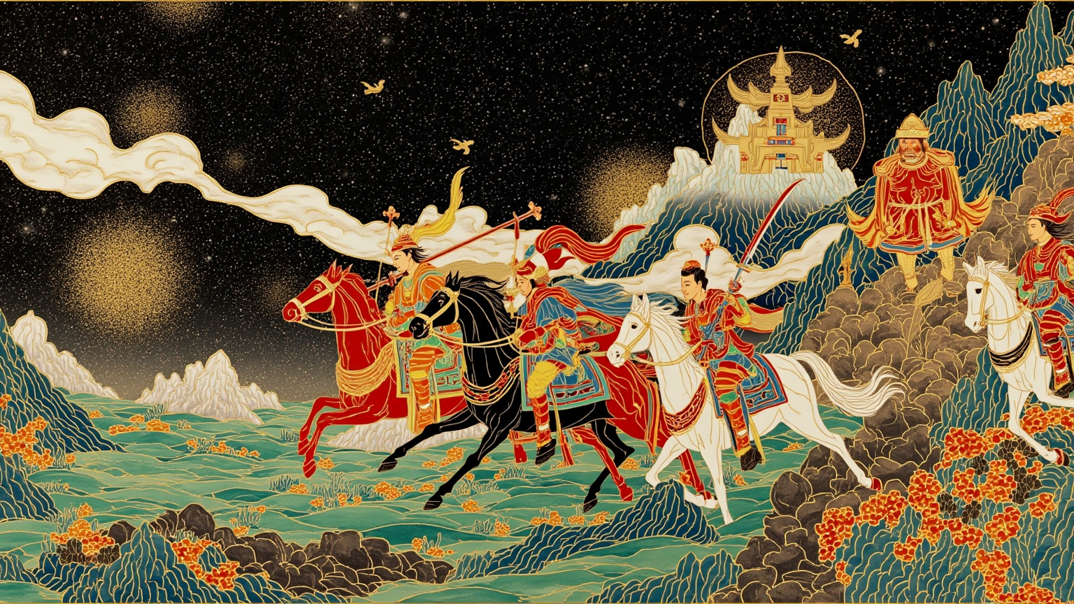 The black wind rose from the north, and the queen's tent grew cold.