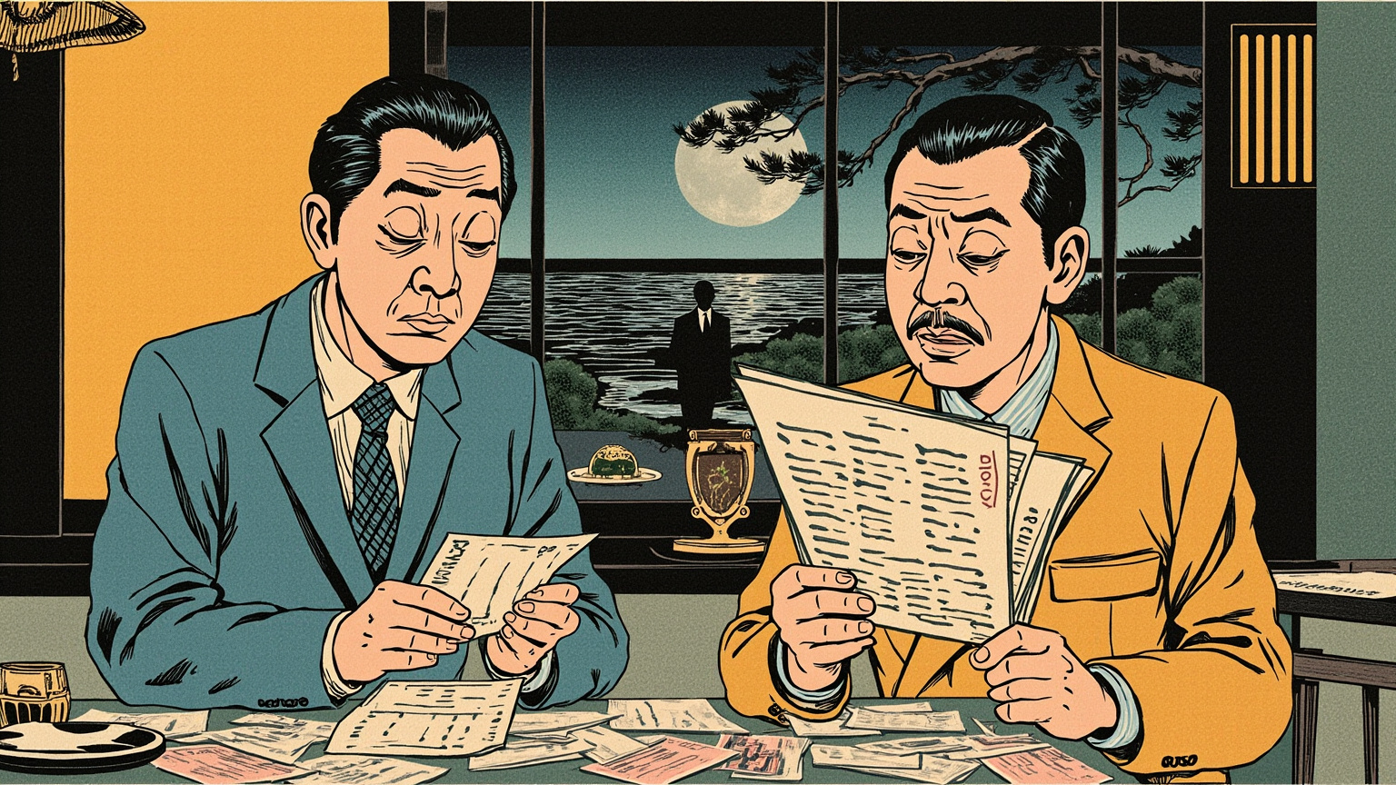 A debt unpaid is a chain that drags both lender and borrower into the same dark well.