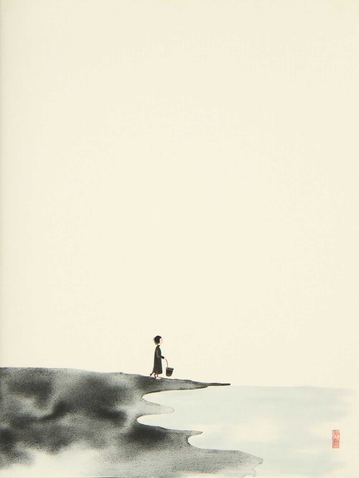 I wanted to cry, but I held it back until the shore disappeared behind the cape.