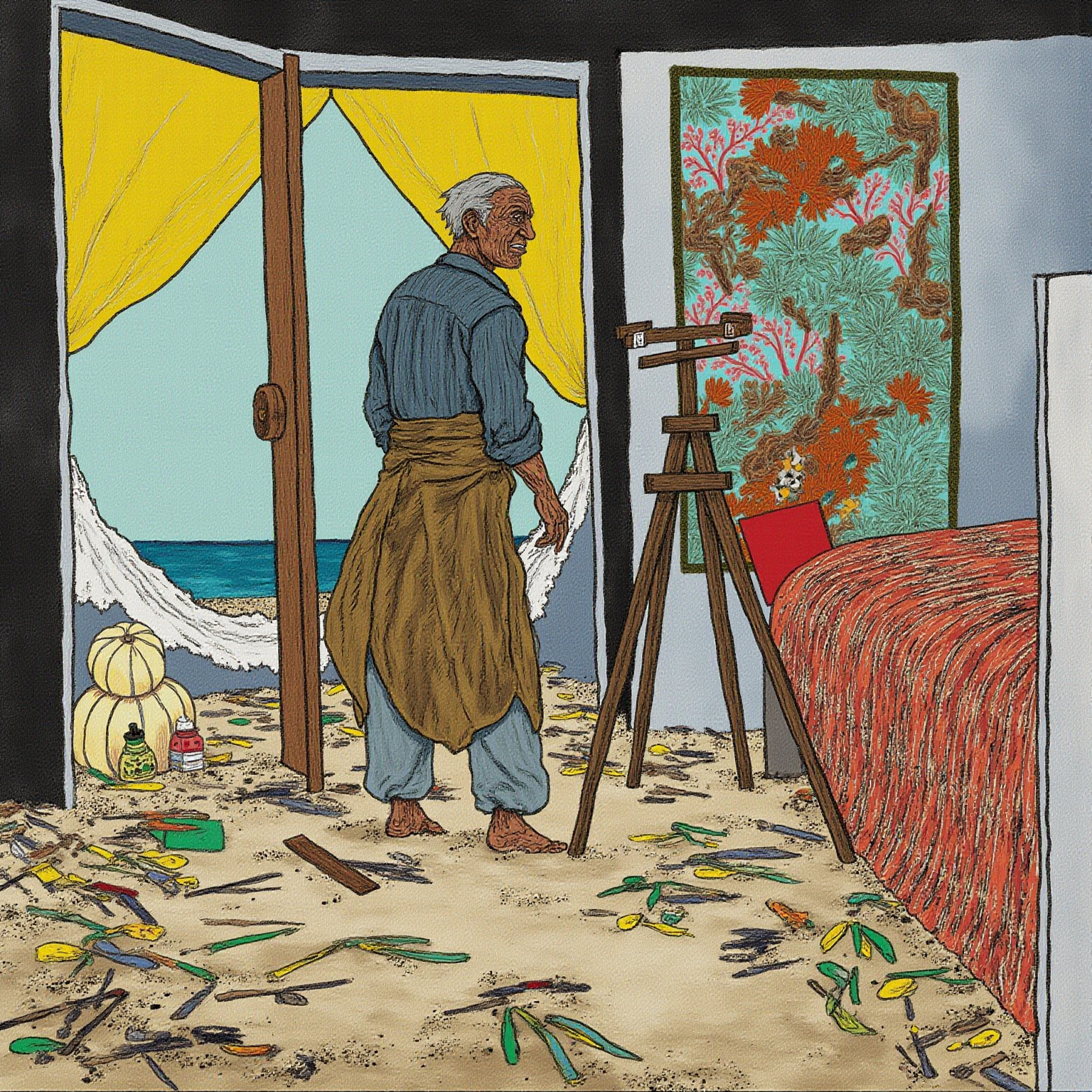 When I asked him what his brother-students at the night classes he had attended in London thought of his painting, he answered with a grin: "They thought it a joke."