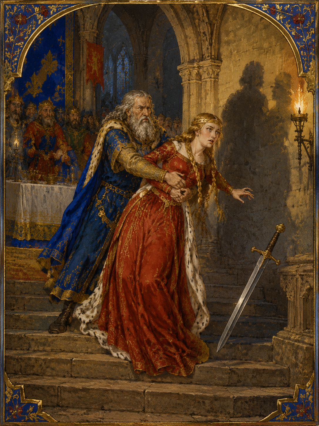 Then the fiddler, Knight Folker, spake: "If it scorn you not, Hagen, I would fain hold the watch with you to-night, until the early morn."