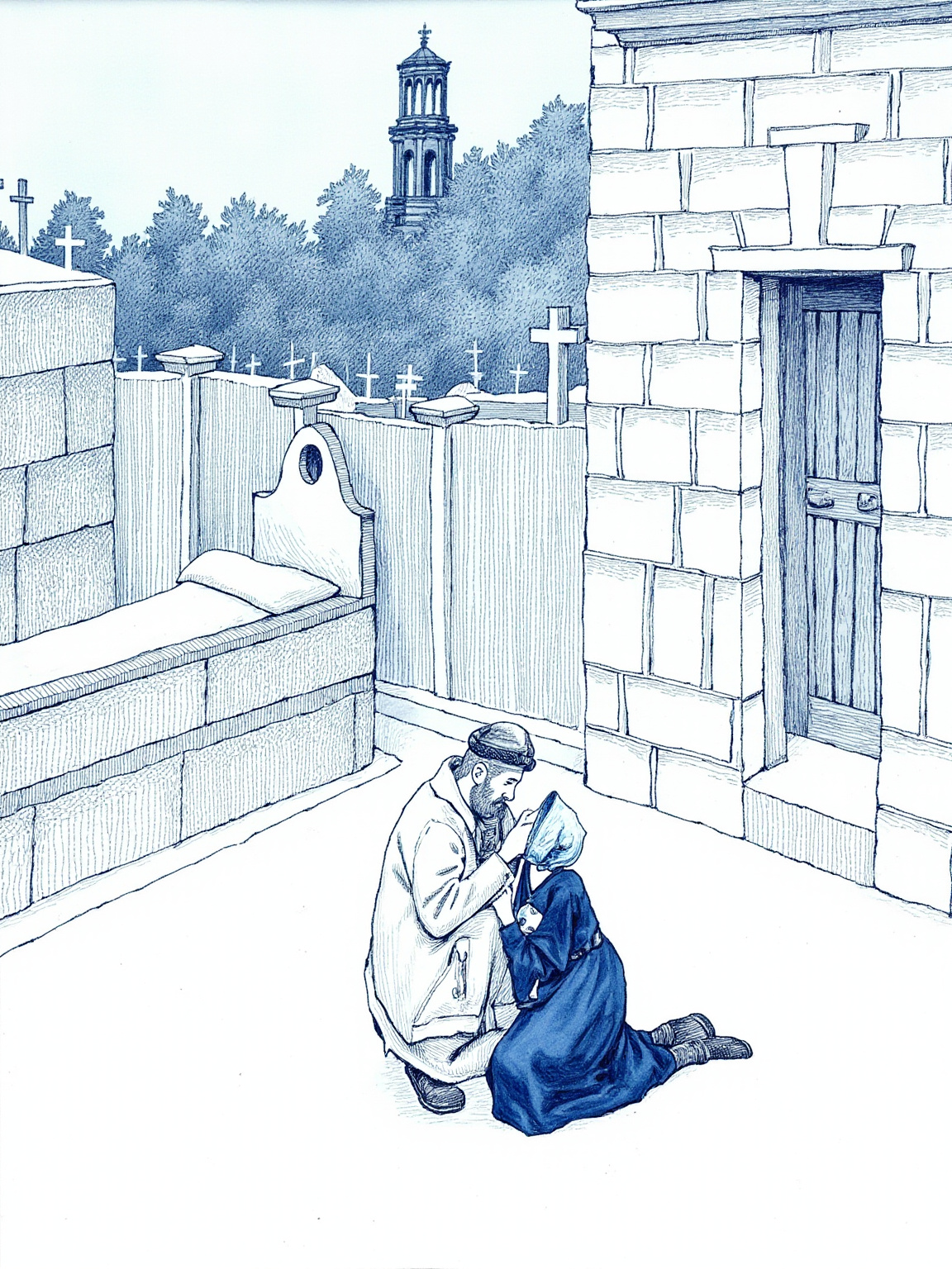 Do not let me die until he has spoken one word of penitence, so that I may know that my love was not given in vain.