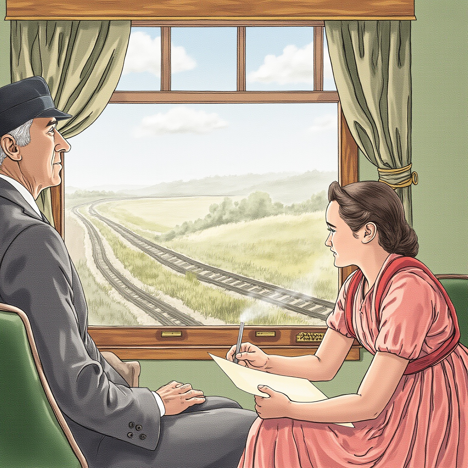 I did not know it was he, and he did not know it was I, until the letter found us out.