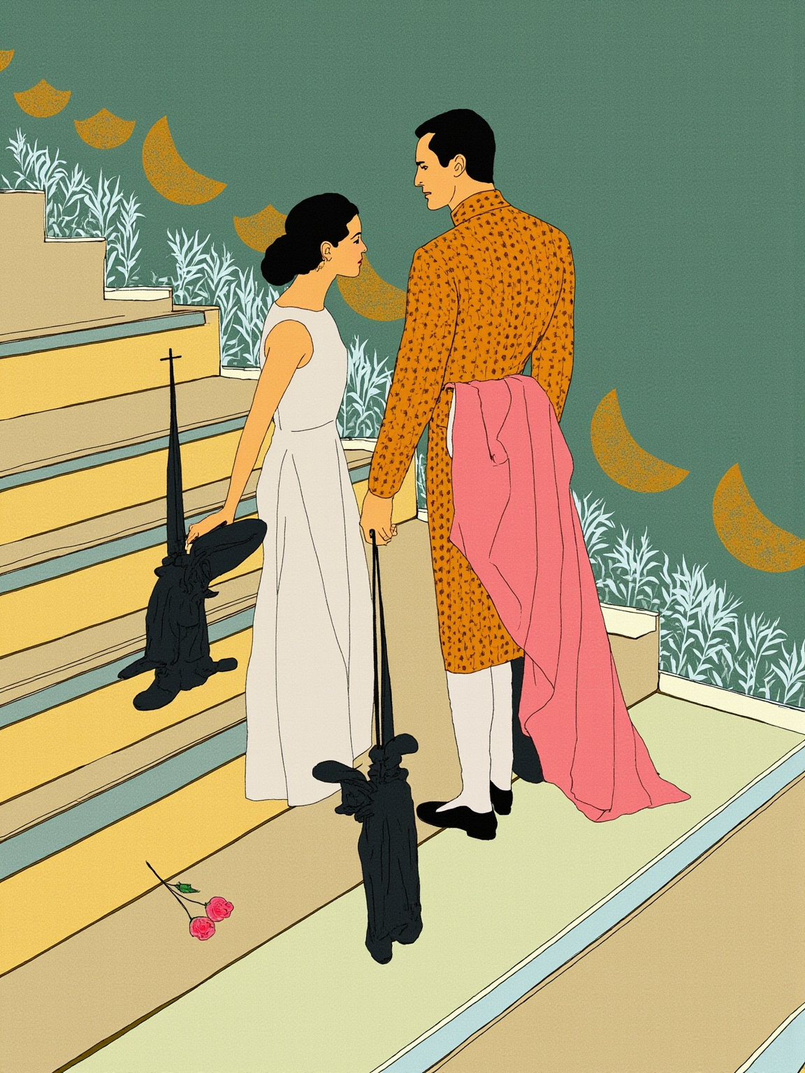 "I believe, you know, that she's falling in love with this bull-fighter chap,"