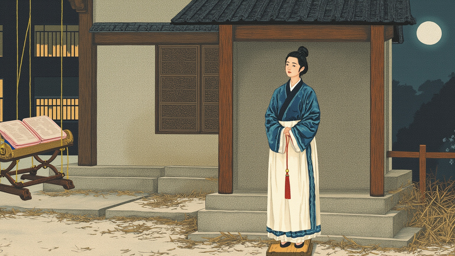 The cell had but one slit of sky. When the iron door clanged shut, all the splendor of Namp'o was sealed away from her behind a single wall of brick.