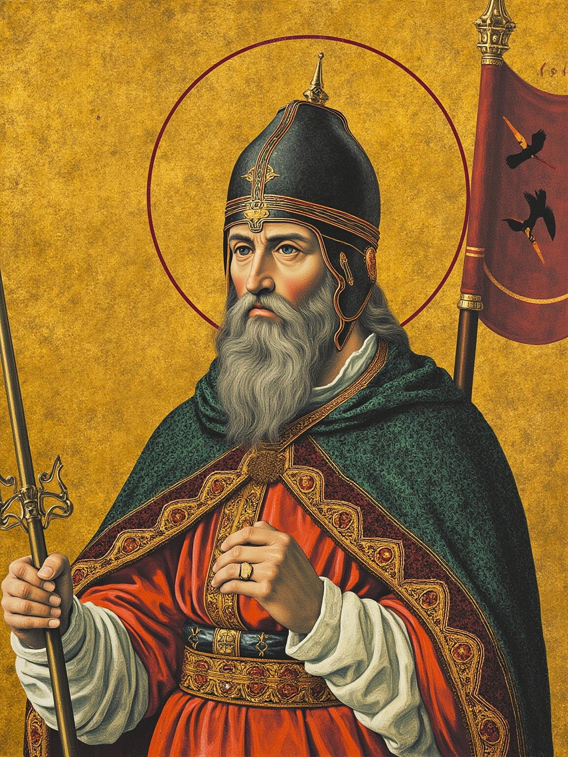 Wrens whisper the glory of Svyatoslav, while Igor's tale is woven of grief and sorrow.