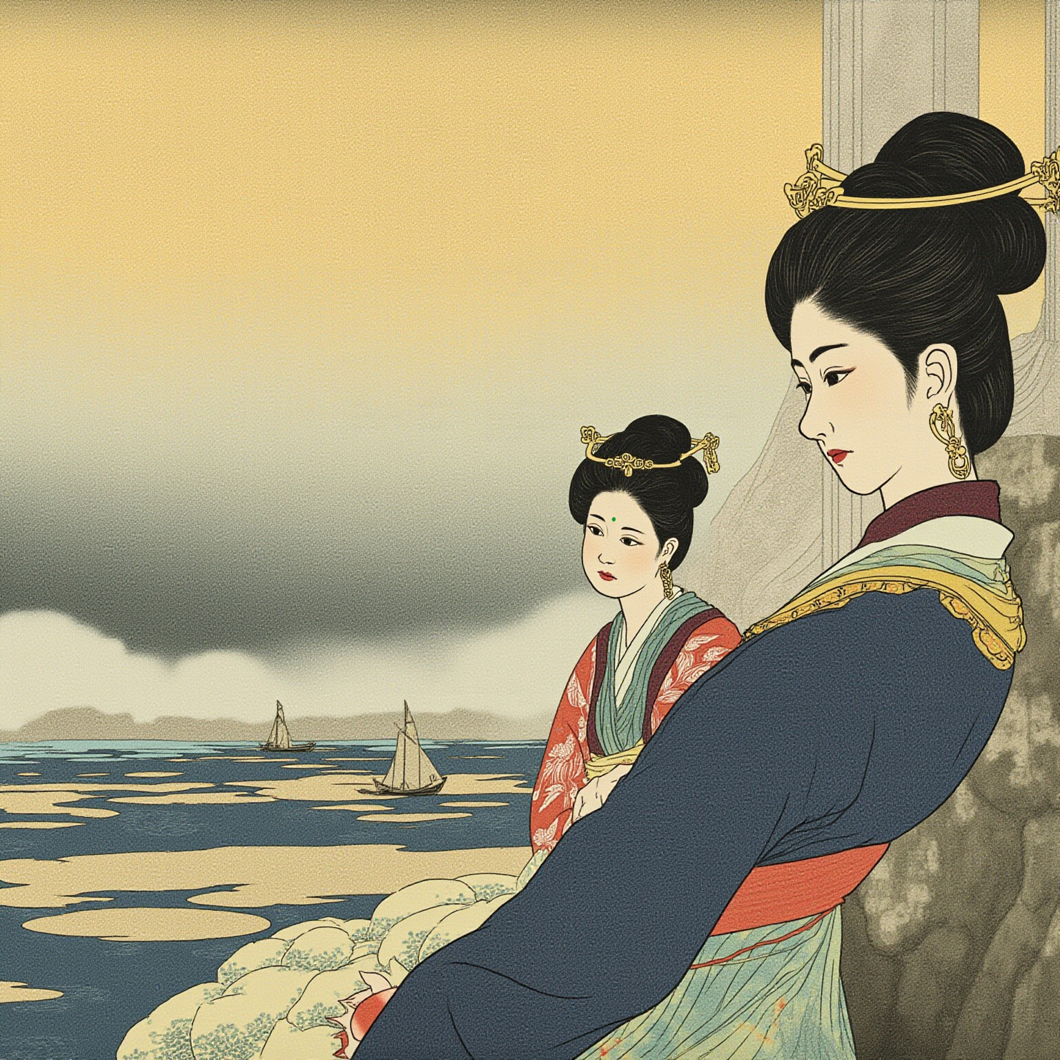 She pressed into her sister's hands the keepsake, the vow, the promise she herself could not keep — and asked her to take her place.