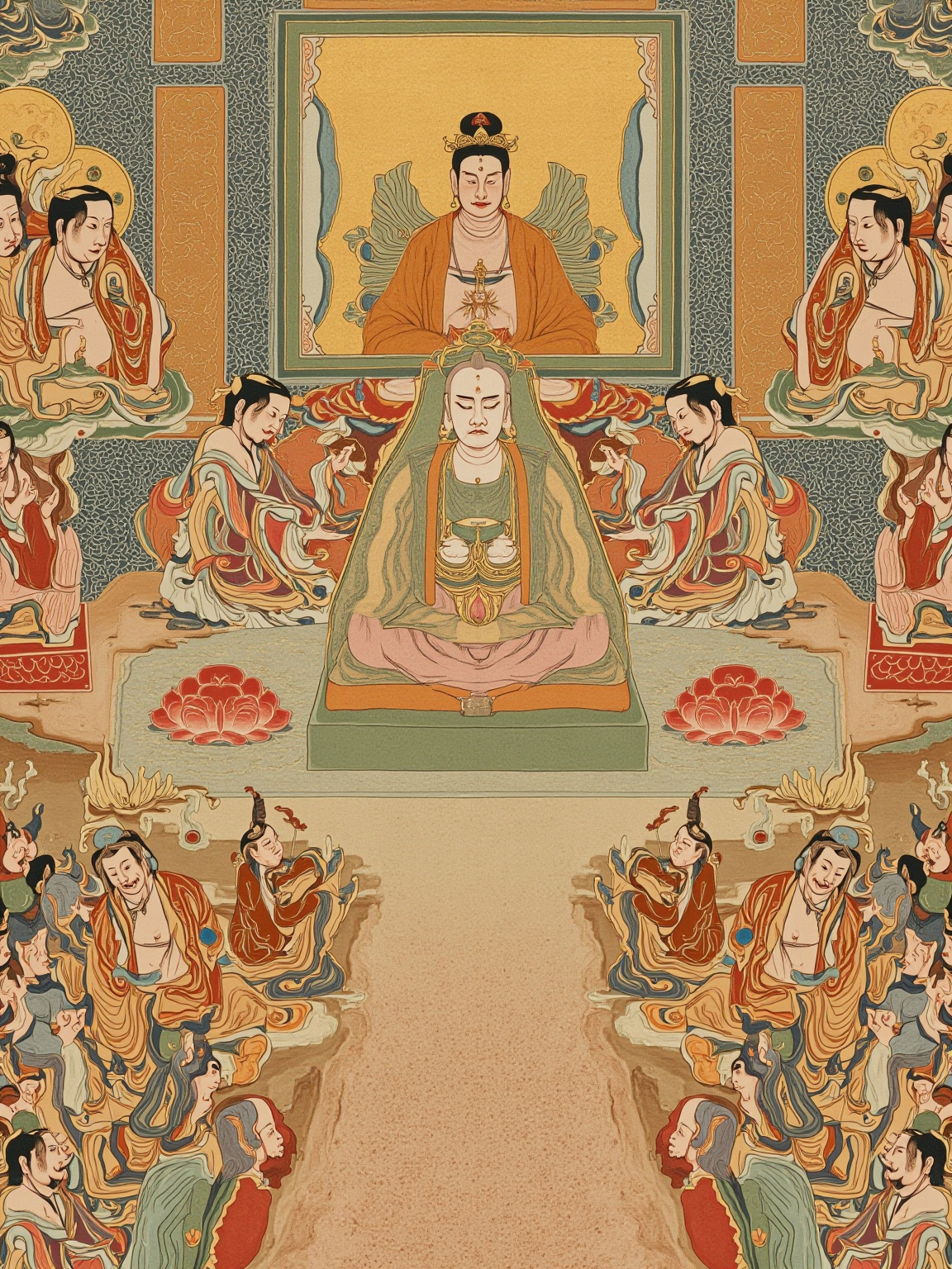 文殊问维摩诘何等是不二法门，维摩诘默然无言——如是，如雷贯耳。