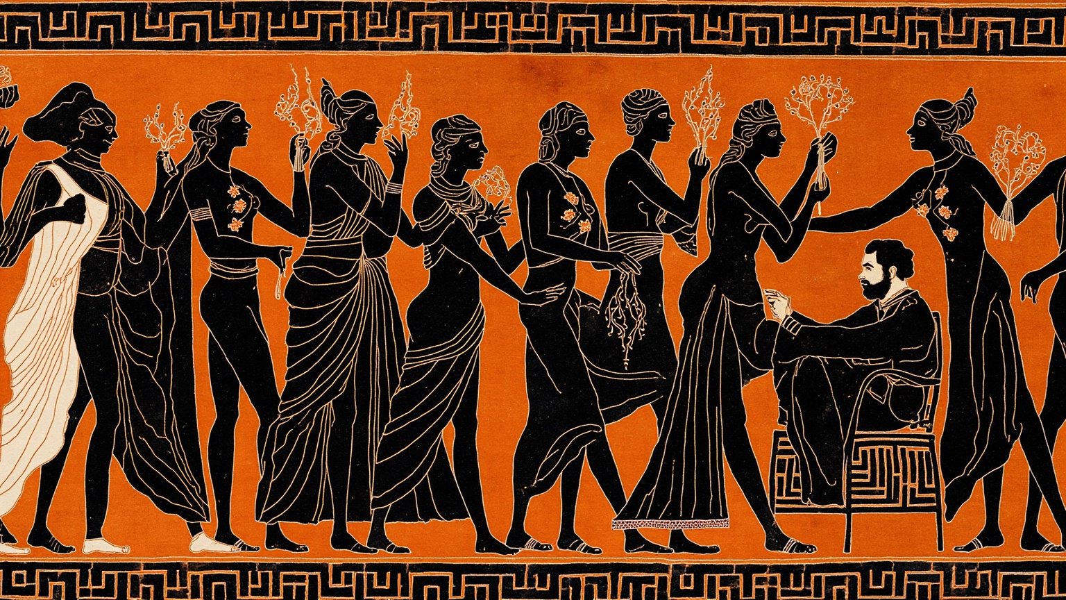 And she raised up with both hands the great jar, and took off the lid, and scattered its contents abroad — and it was a sorrow and a toilsome care for mankind.