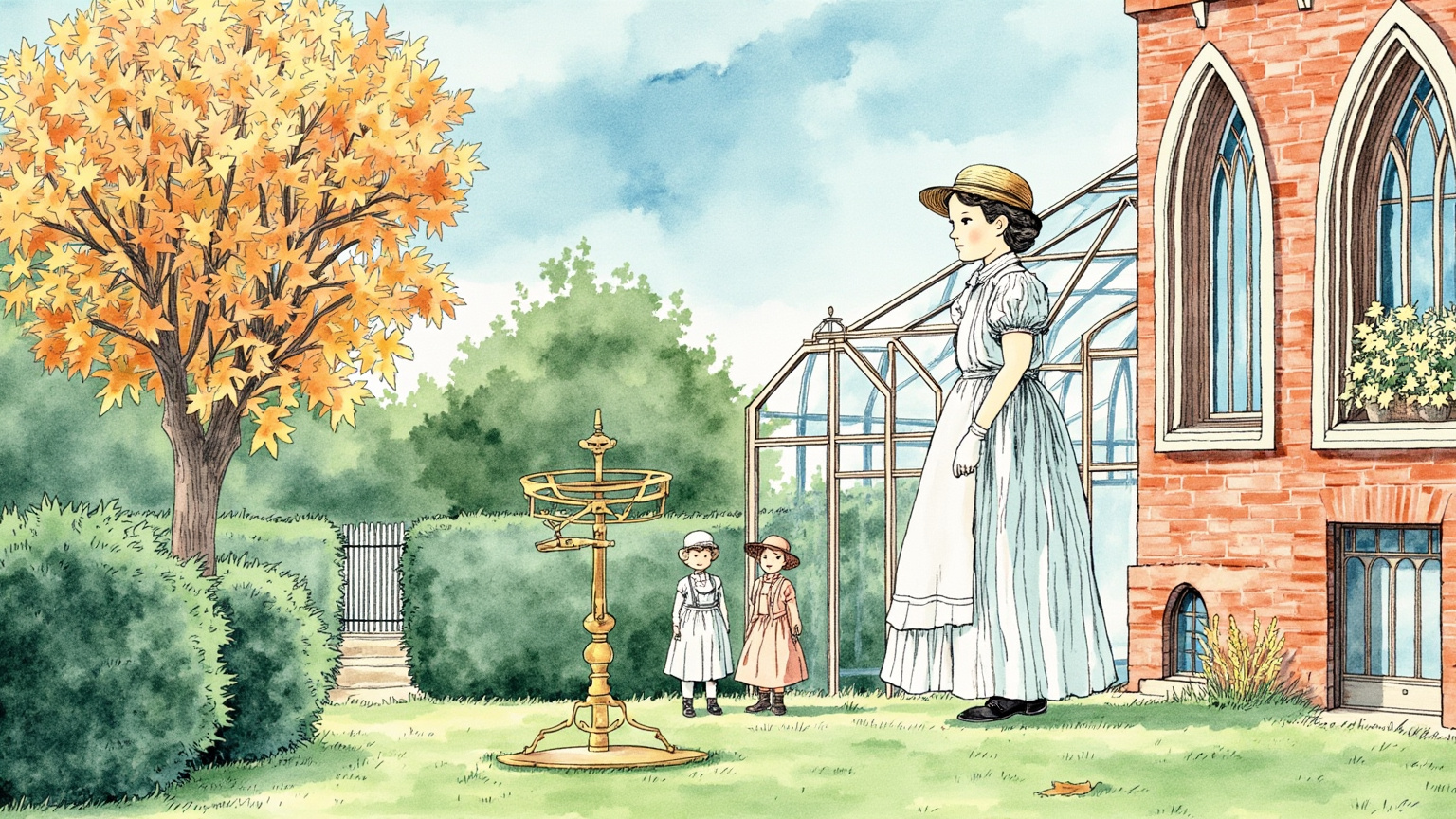 The garden was not the same: it had grown older, as she had grown older.