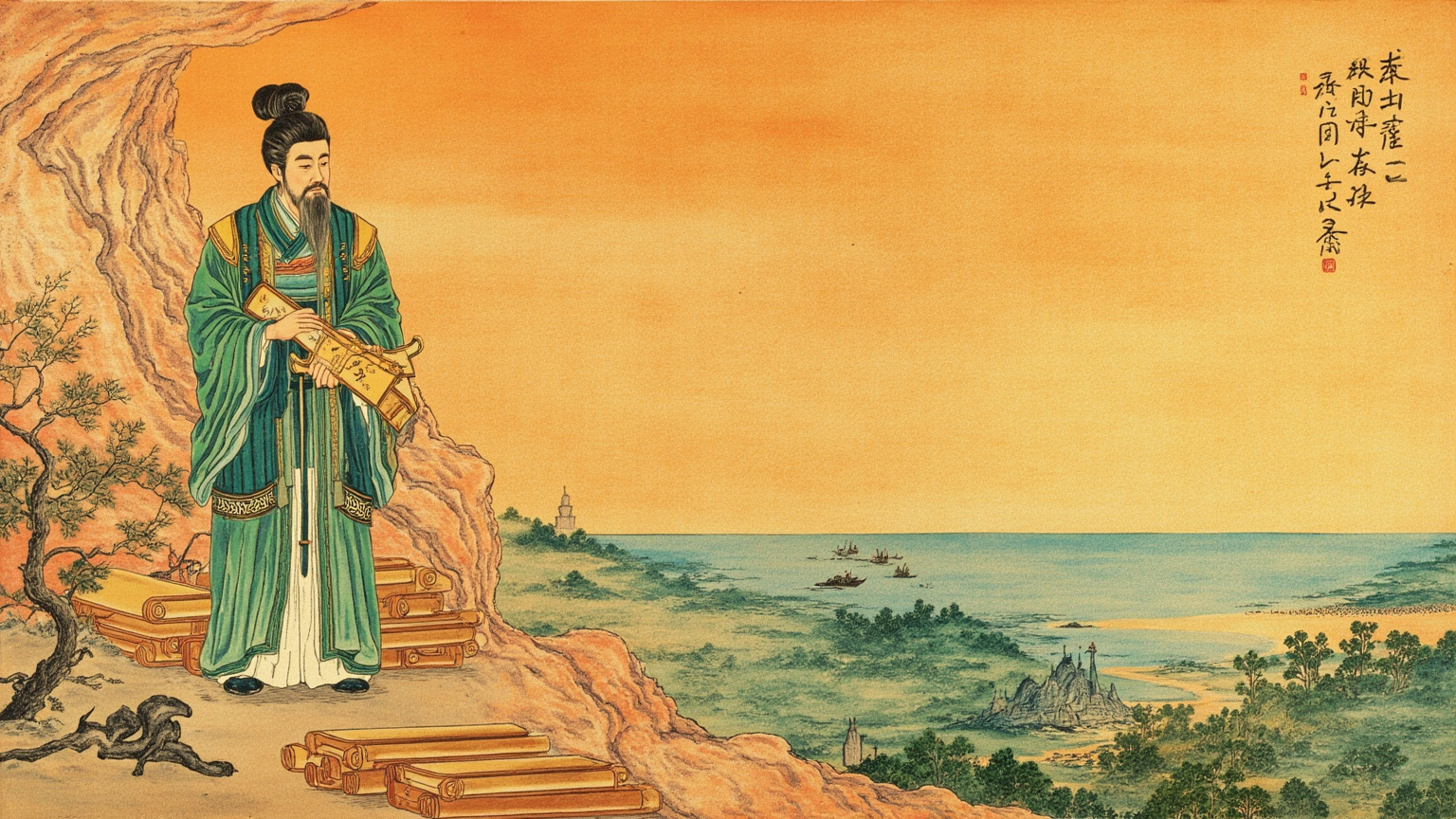Eight hundred years later, hands from a distant shore knocked upon the sealed wall—and the silence within answered.