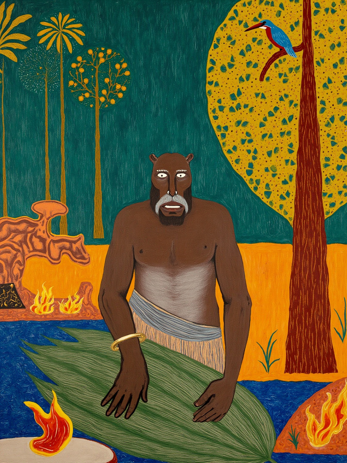 Hityer opened his great mouth to answer, and tumbled headlong into the river of his own anger.
