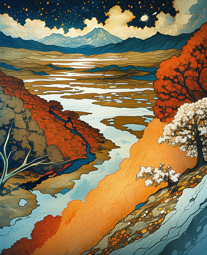 We passed through forests of fire, forded rivers of light and forged dark seas and mountains of snow and ice.