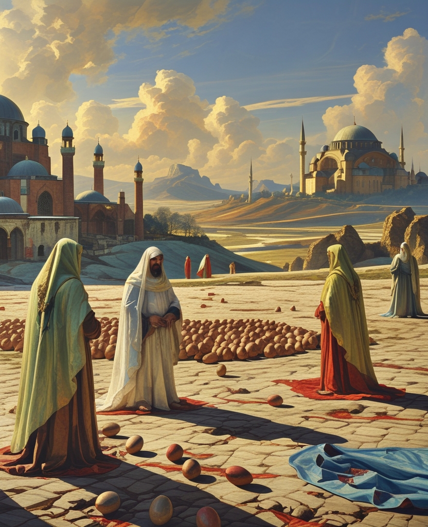 I saw orange-hued skies, beautiful leaf-green bodies, brown eggs and legendary sky-blue horses.