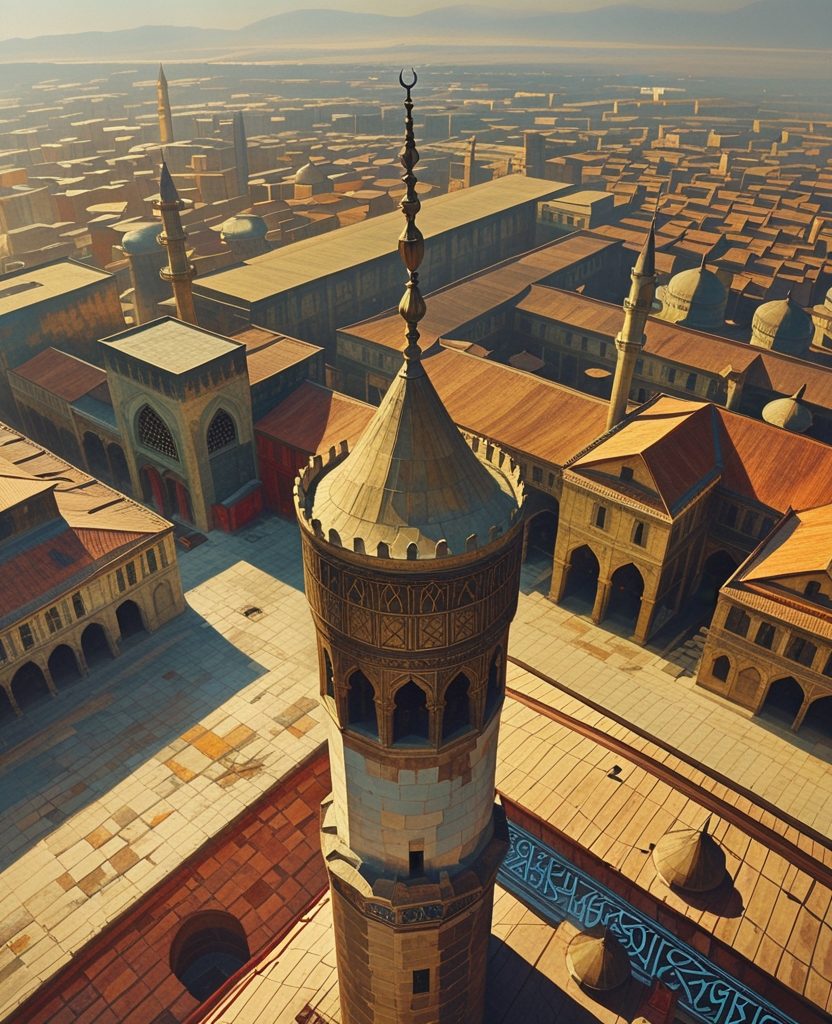 Looking down from the height of a minaret, the whole world resembled a magnificent book whose pages I was examining one by one.