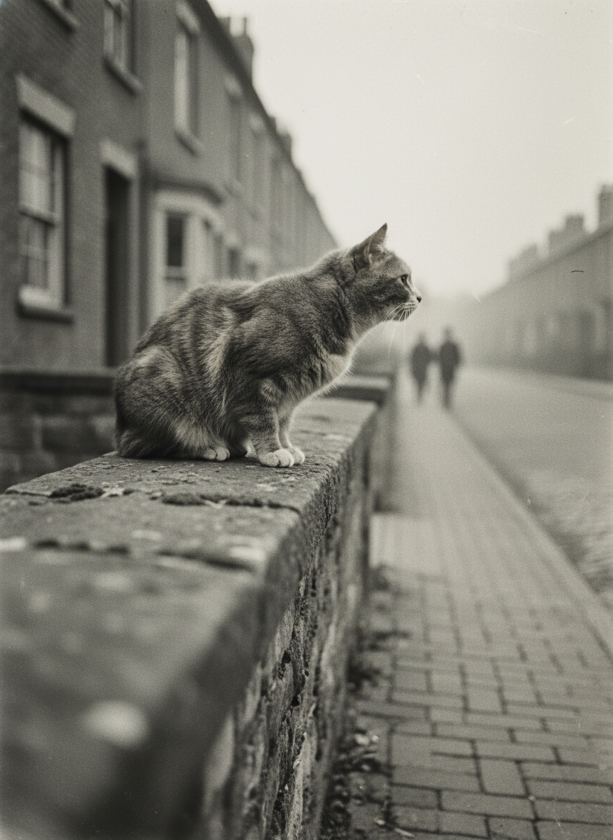scandal-loving cat in the neighborhood