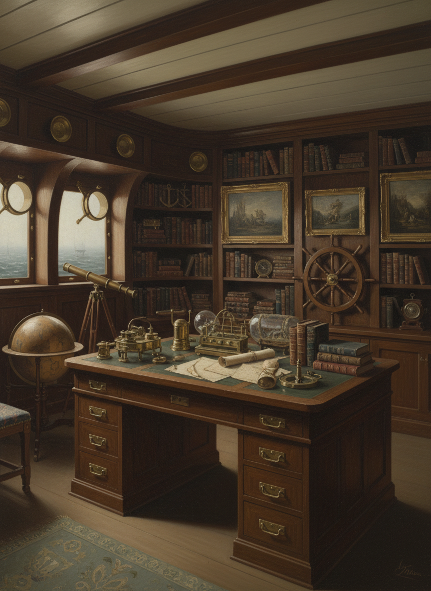 a modem firm to resemble a ship's cabin de