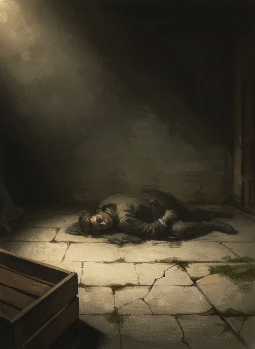 decaying body in the cellar much sooner than