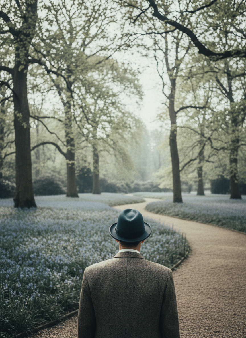 to see the bluebells at Kew.
