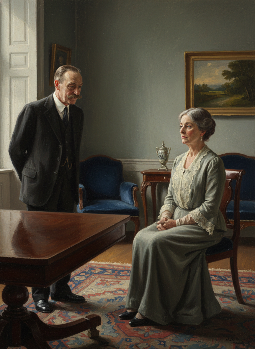 Poirot bowed and the matron responded