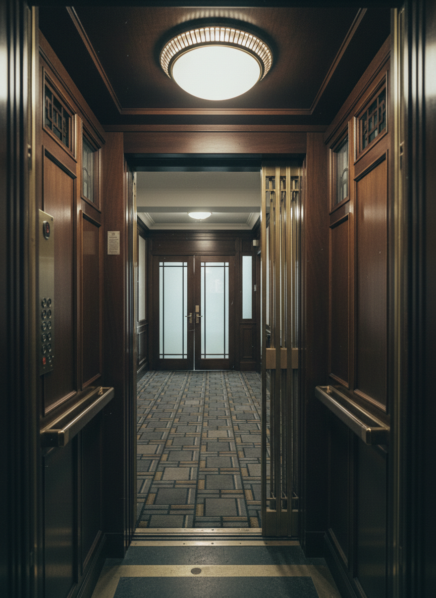taking up the lift.